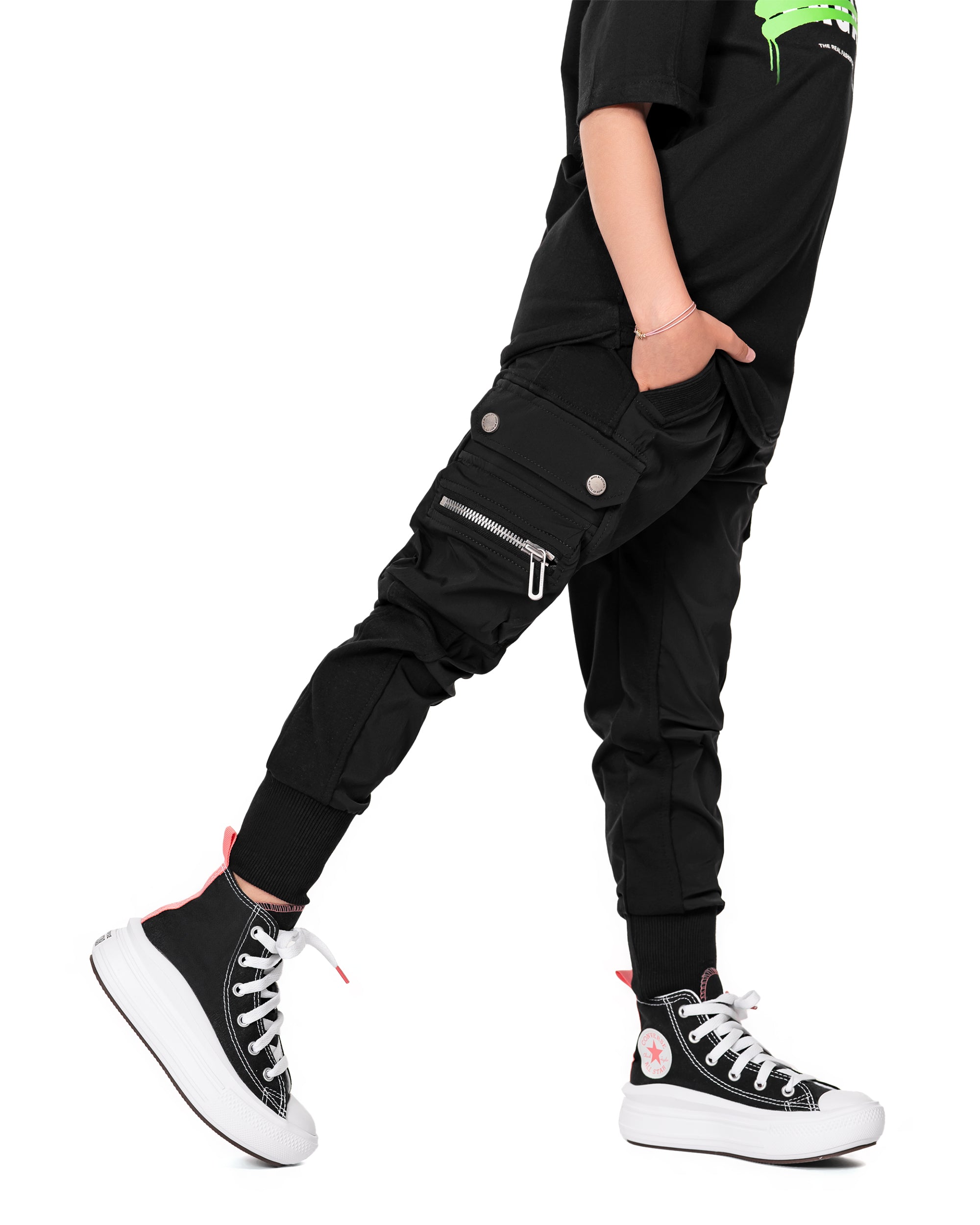 Double cargo pants - P33538