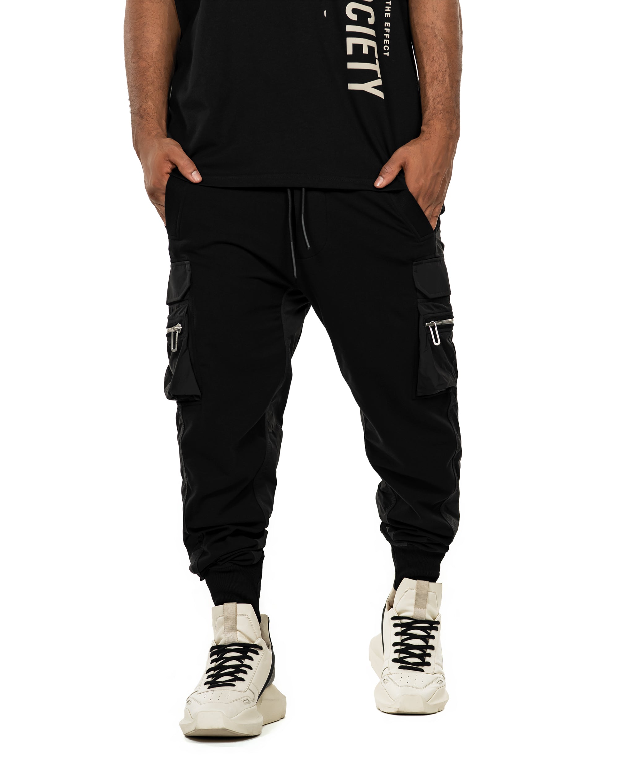 Double cargo pants - P13781