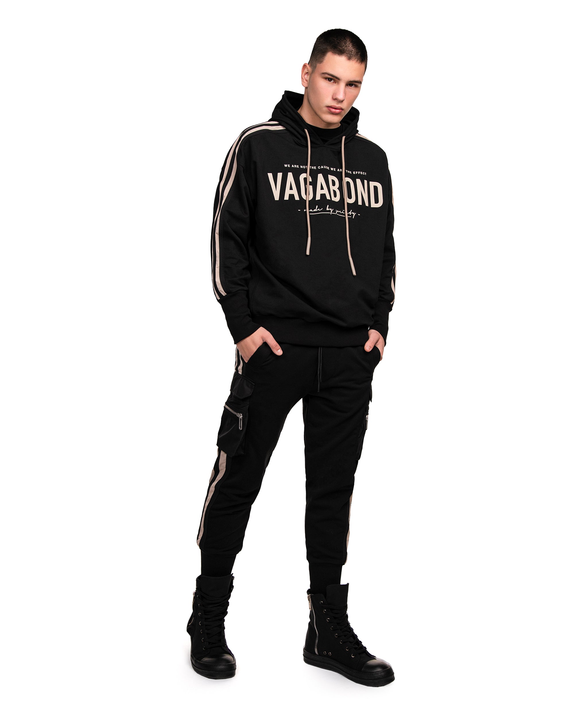 Stripes vagabond hoodie - H12926