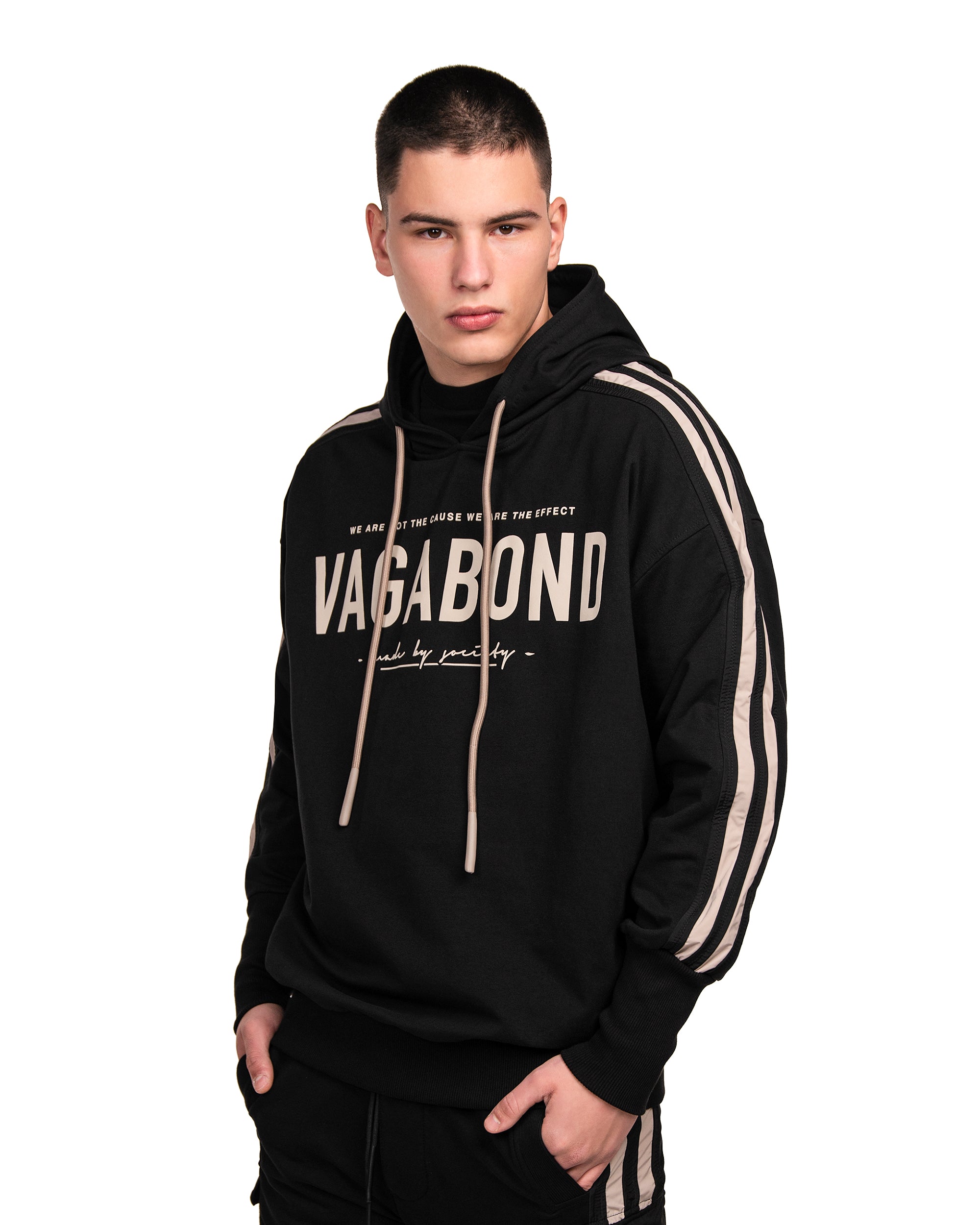 Stripes vagabond hoodie - H12926