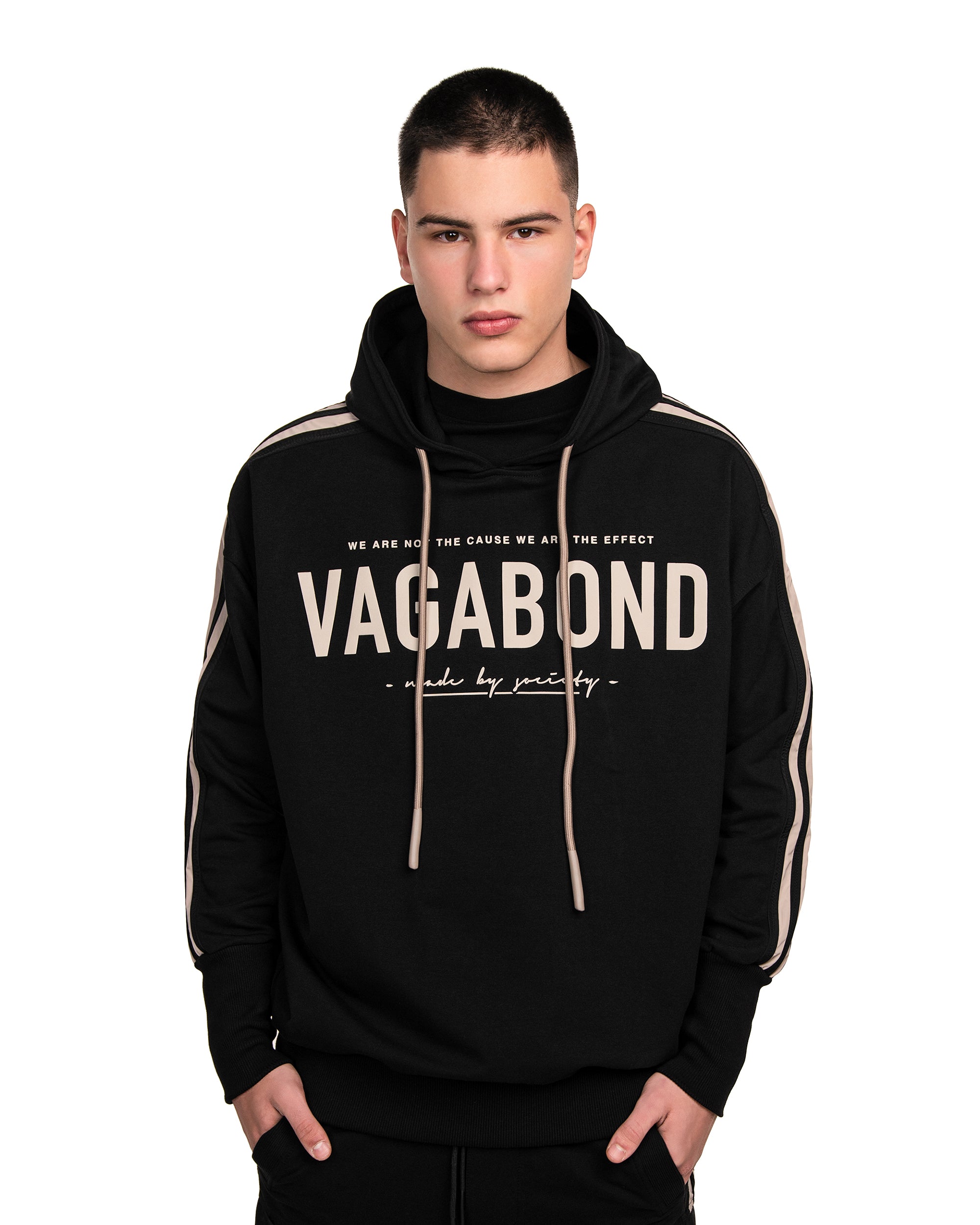 Stripes vagabond hoodie - H12926