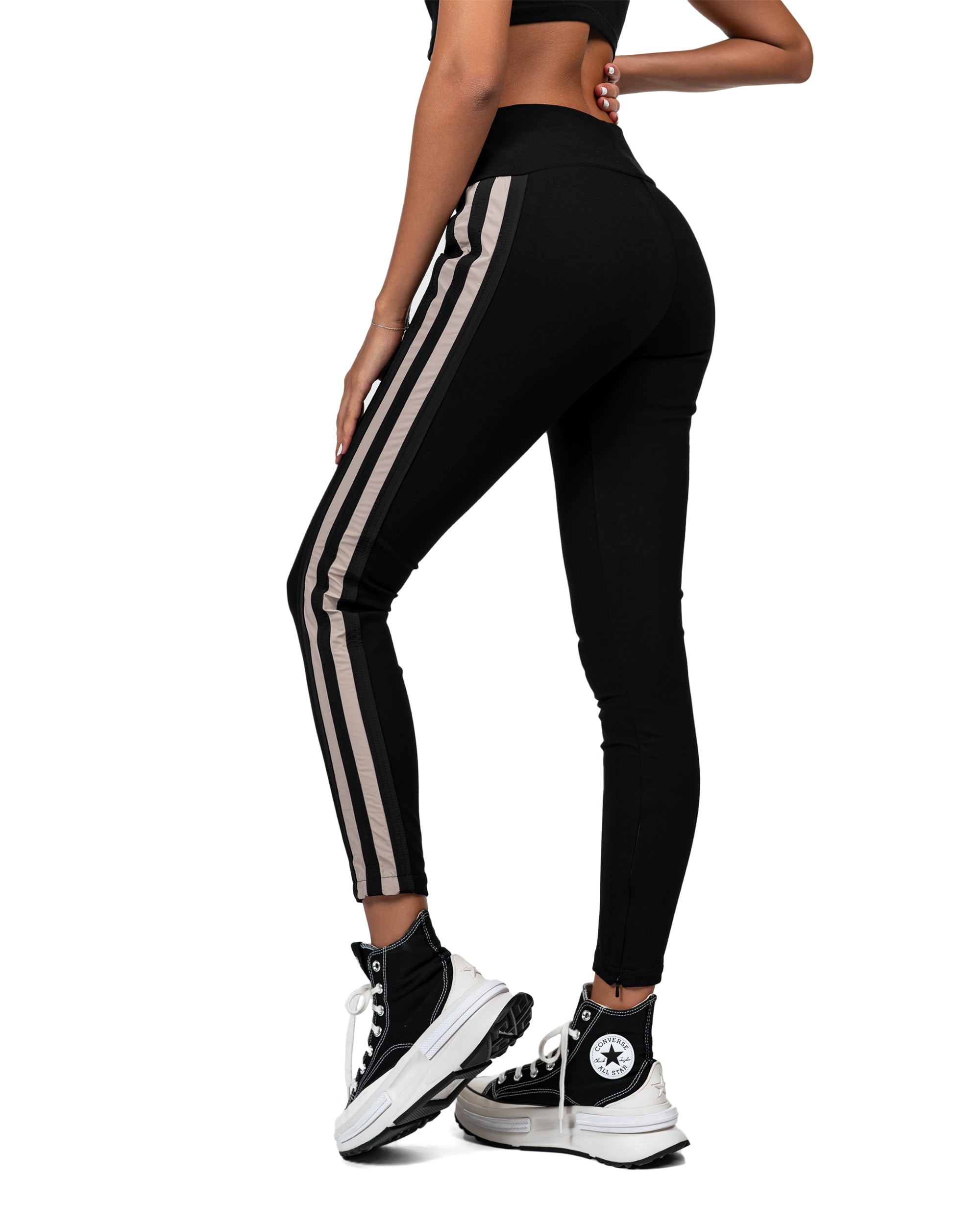 Vertical lines leggings pants - P23034