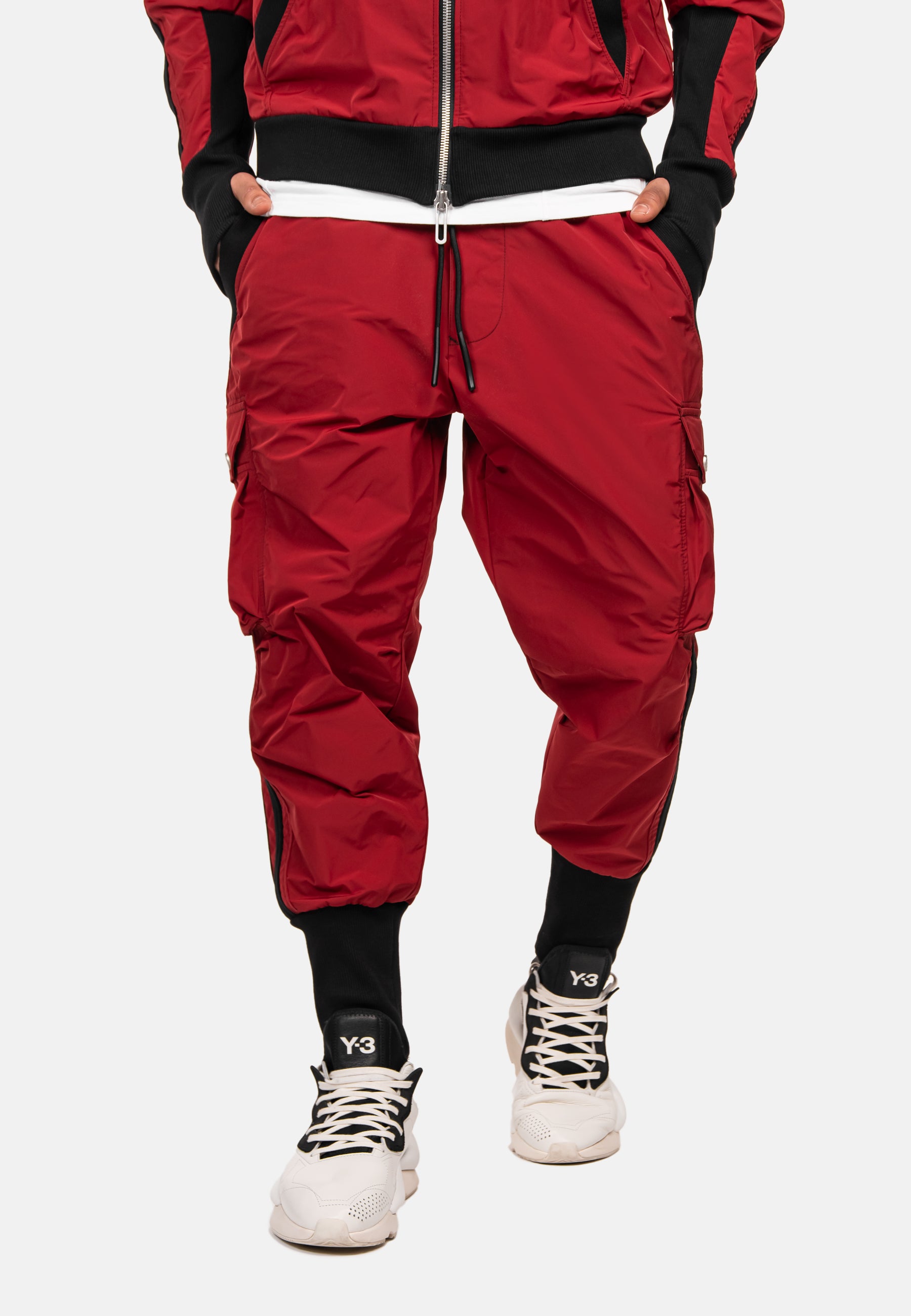 Vertical lines cargo pants - P12532