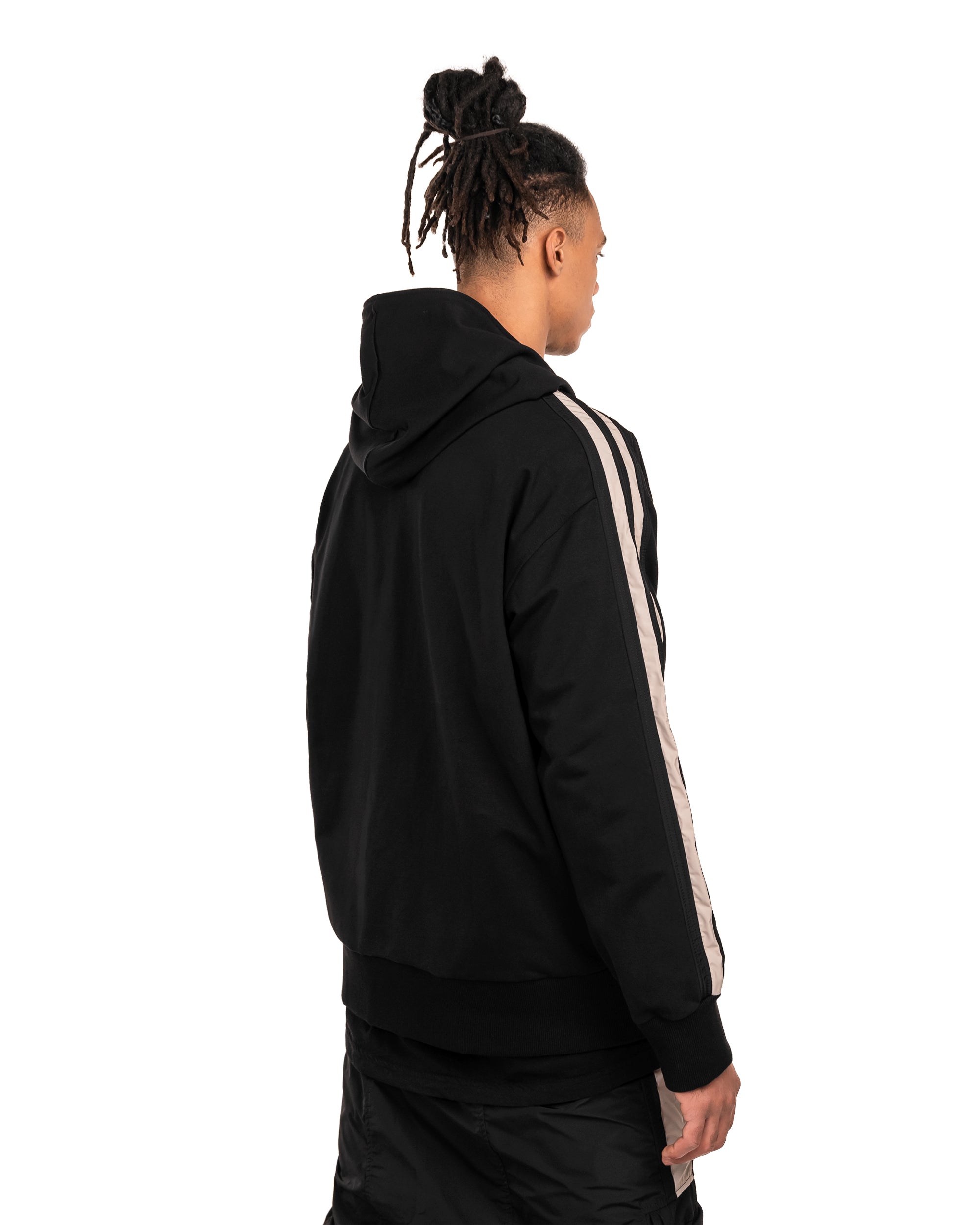 Vertical lines zip hoodie - H13013