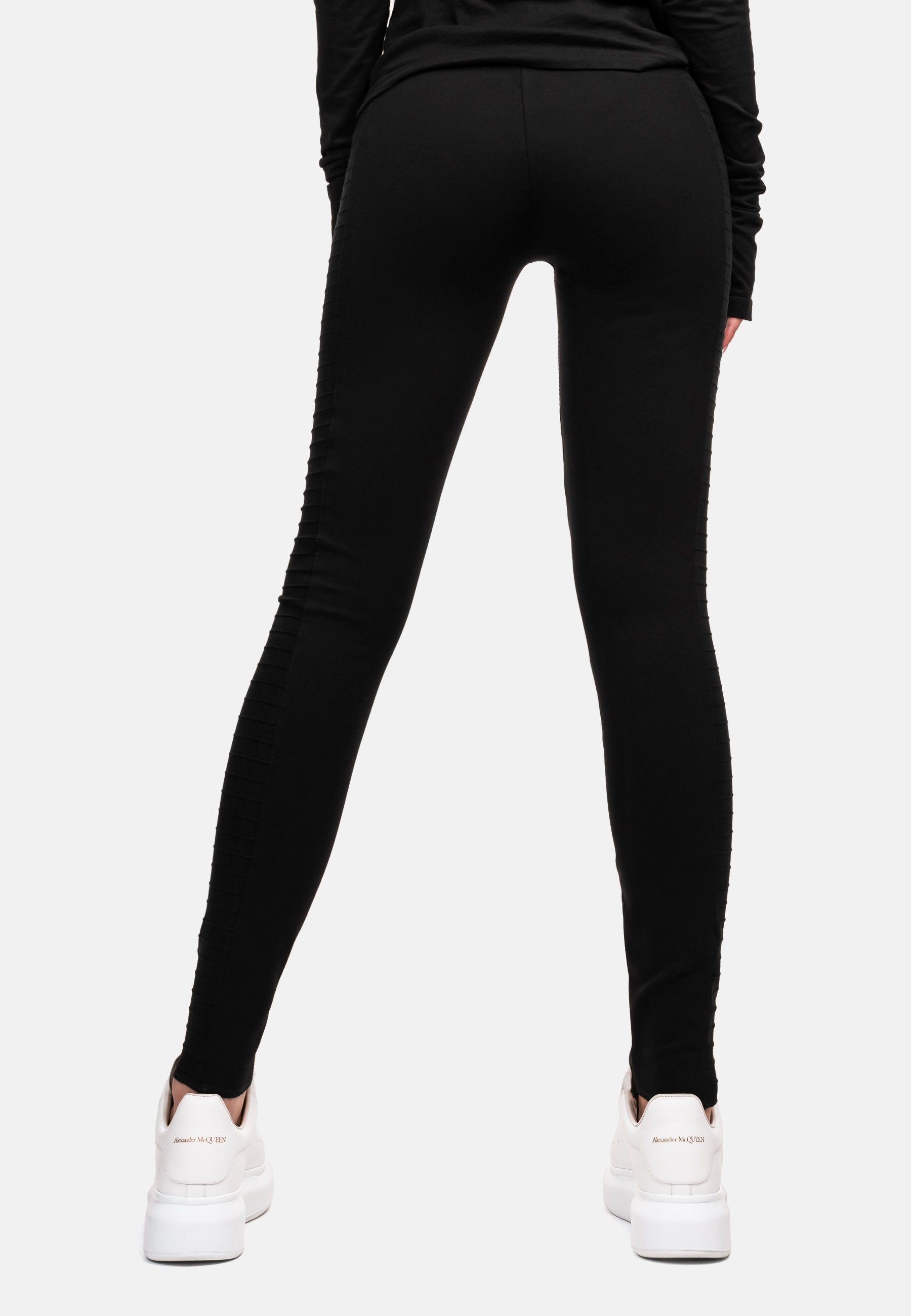 Ribbed leggings pants - P23039