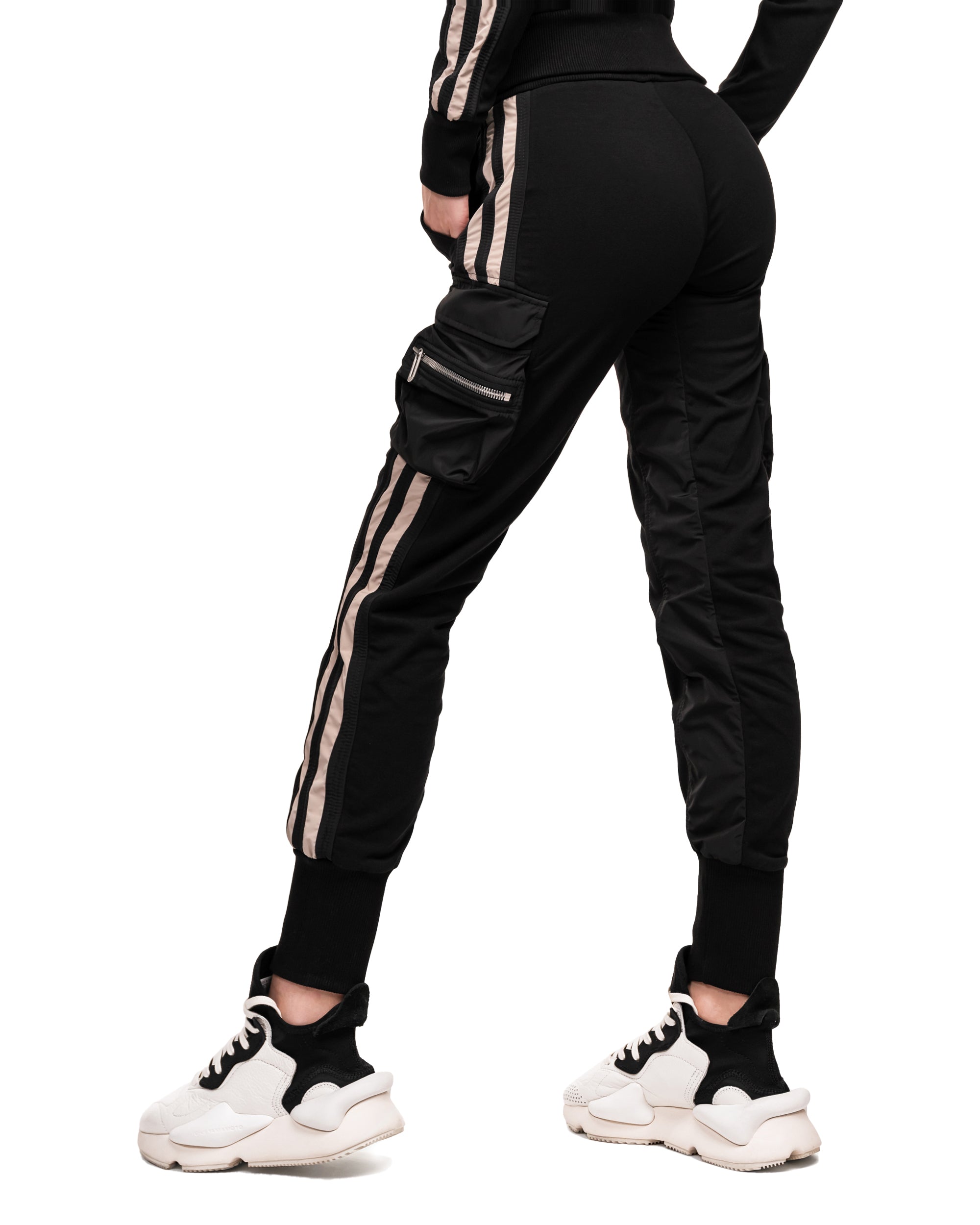 Vertical lines cargo pants - P22981