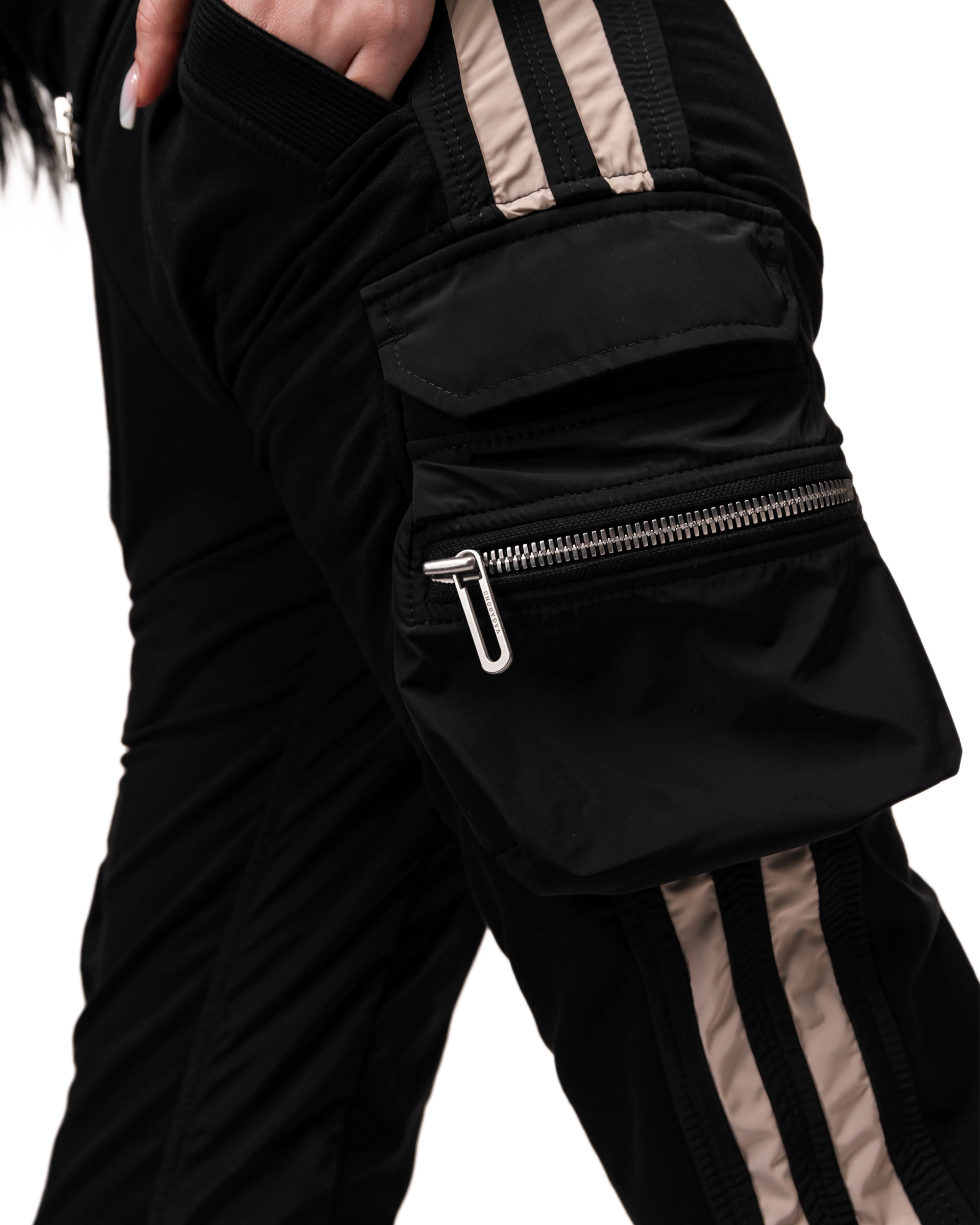 Vertical lines cargo pants - P22981
