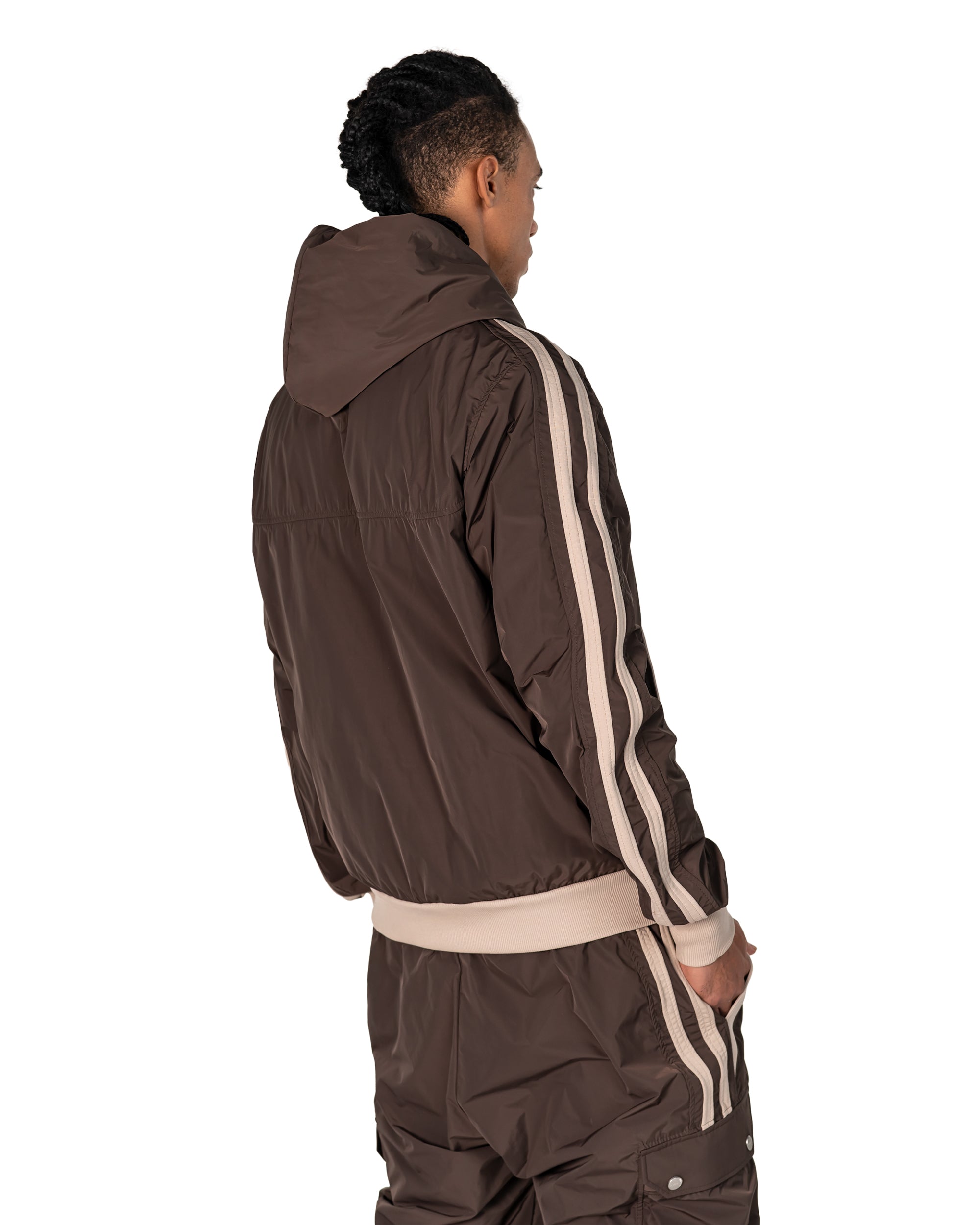 Stripes zipper hoodie - H14109
