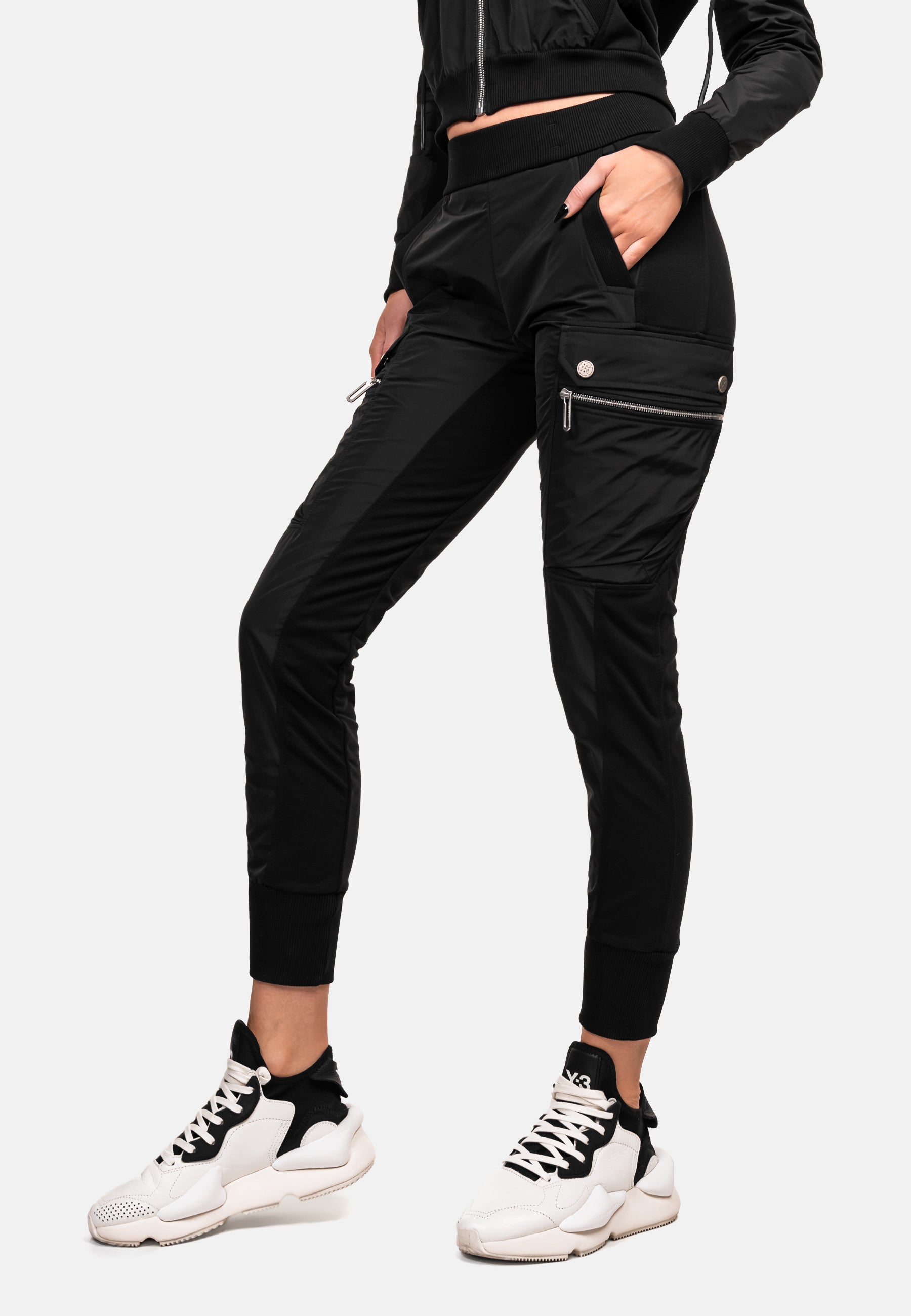 Stud double cargo pants - P23234