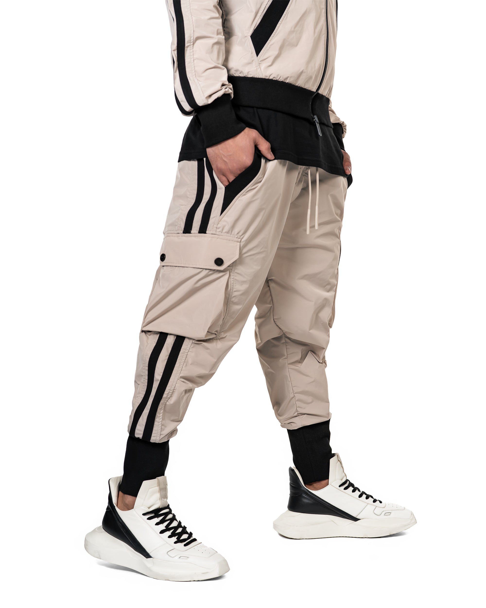 Stripes cargo pants - P14248