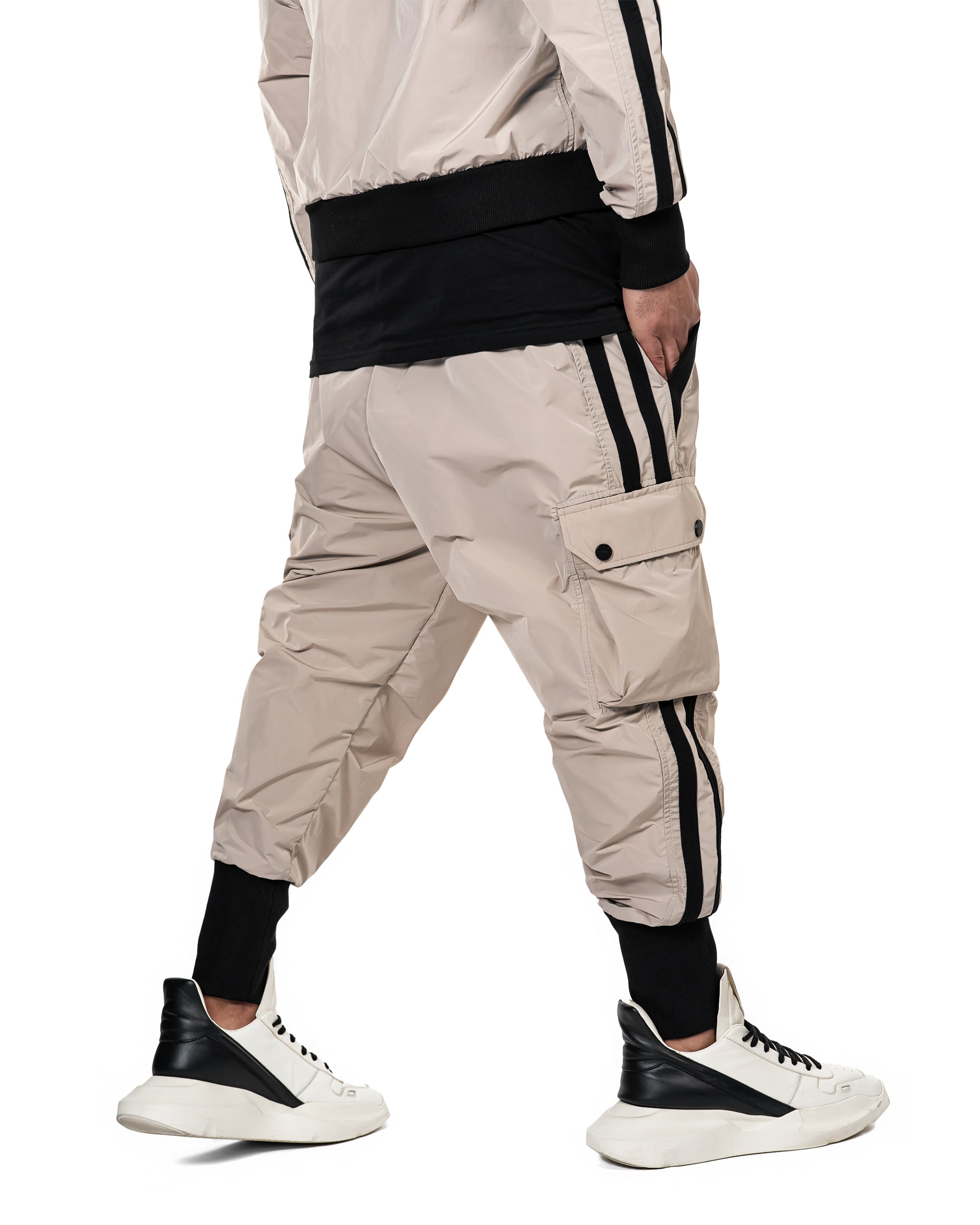 Stripes cargo pants - P14248