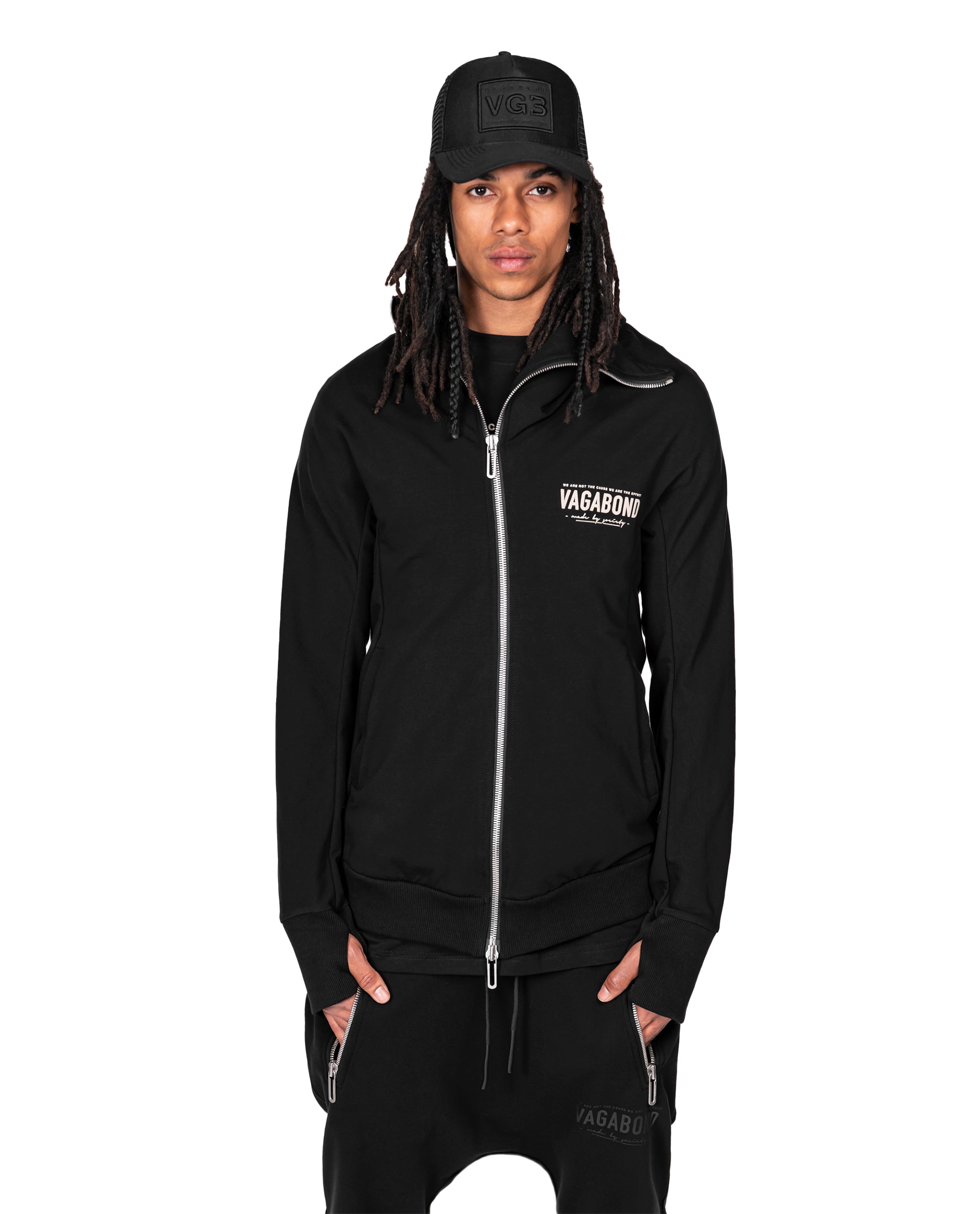 Vagabond diagonal hoodie - H12918