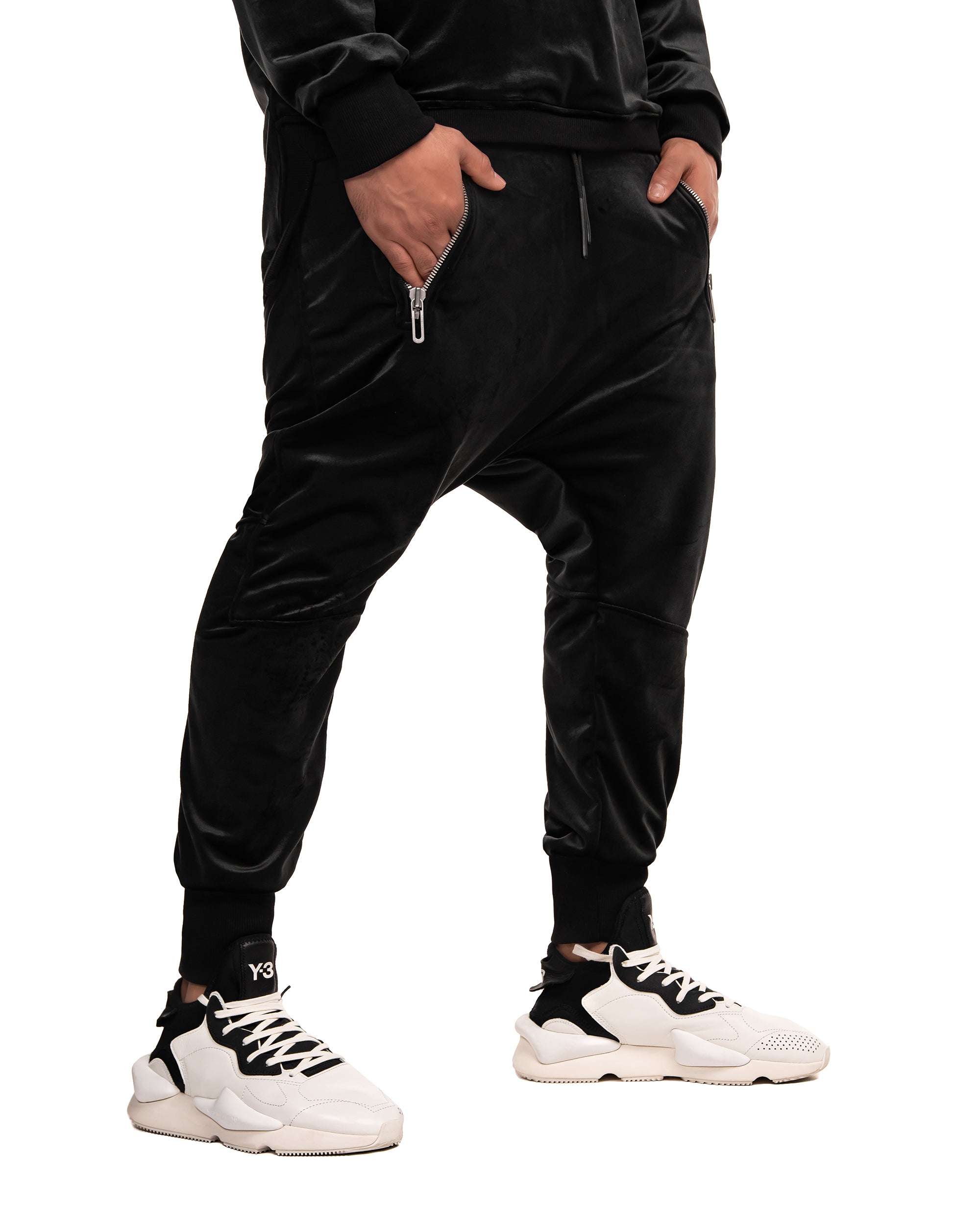 Velour jogger pants - P13191