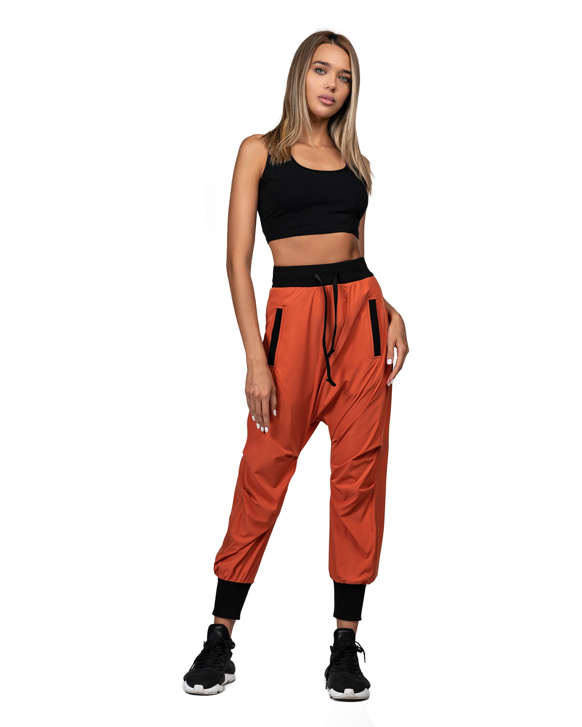 Orange epic jogger pants - P21819