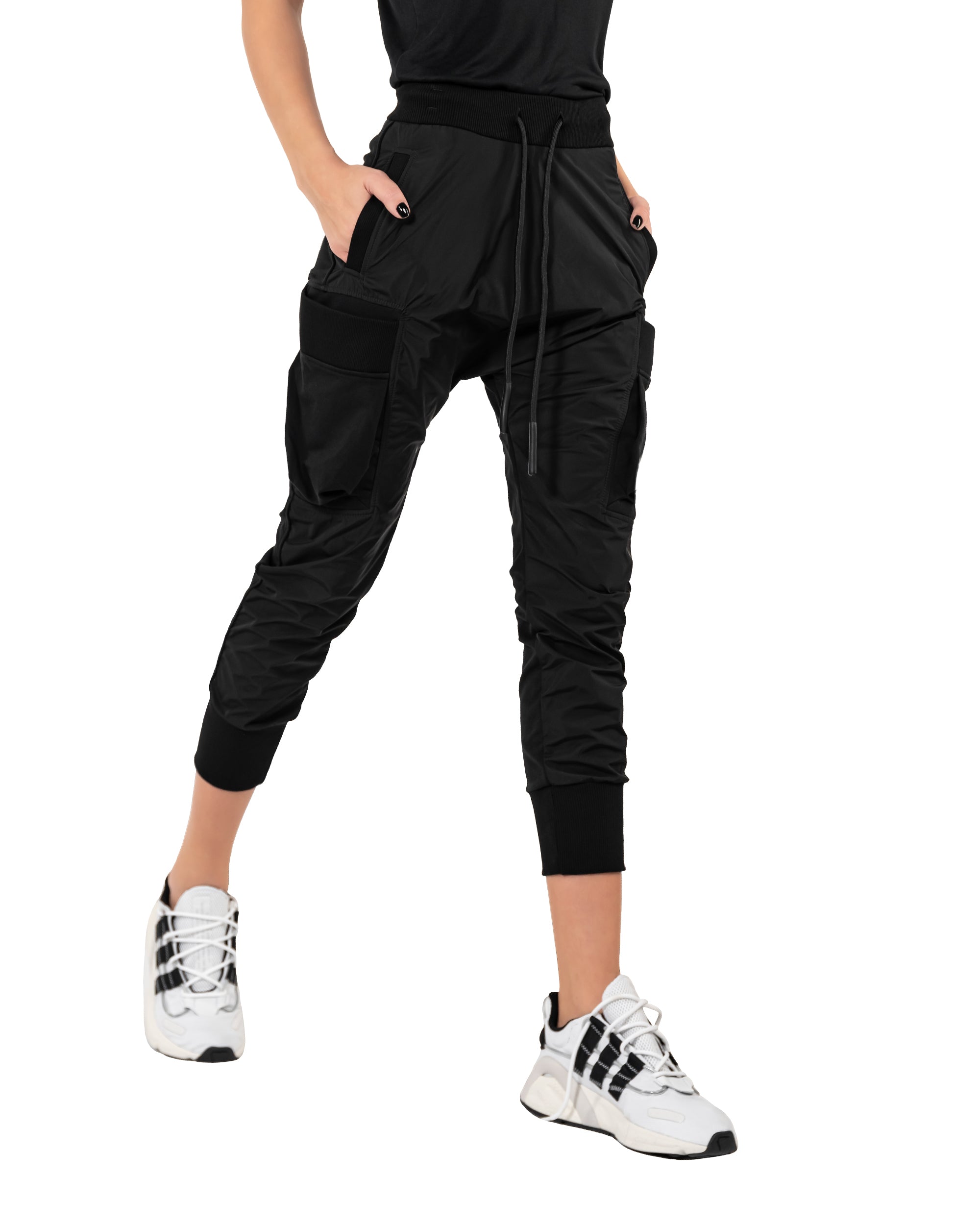Hem jogger pants - P21971