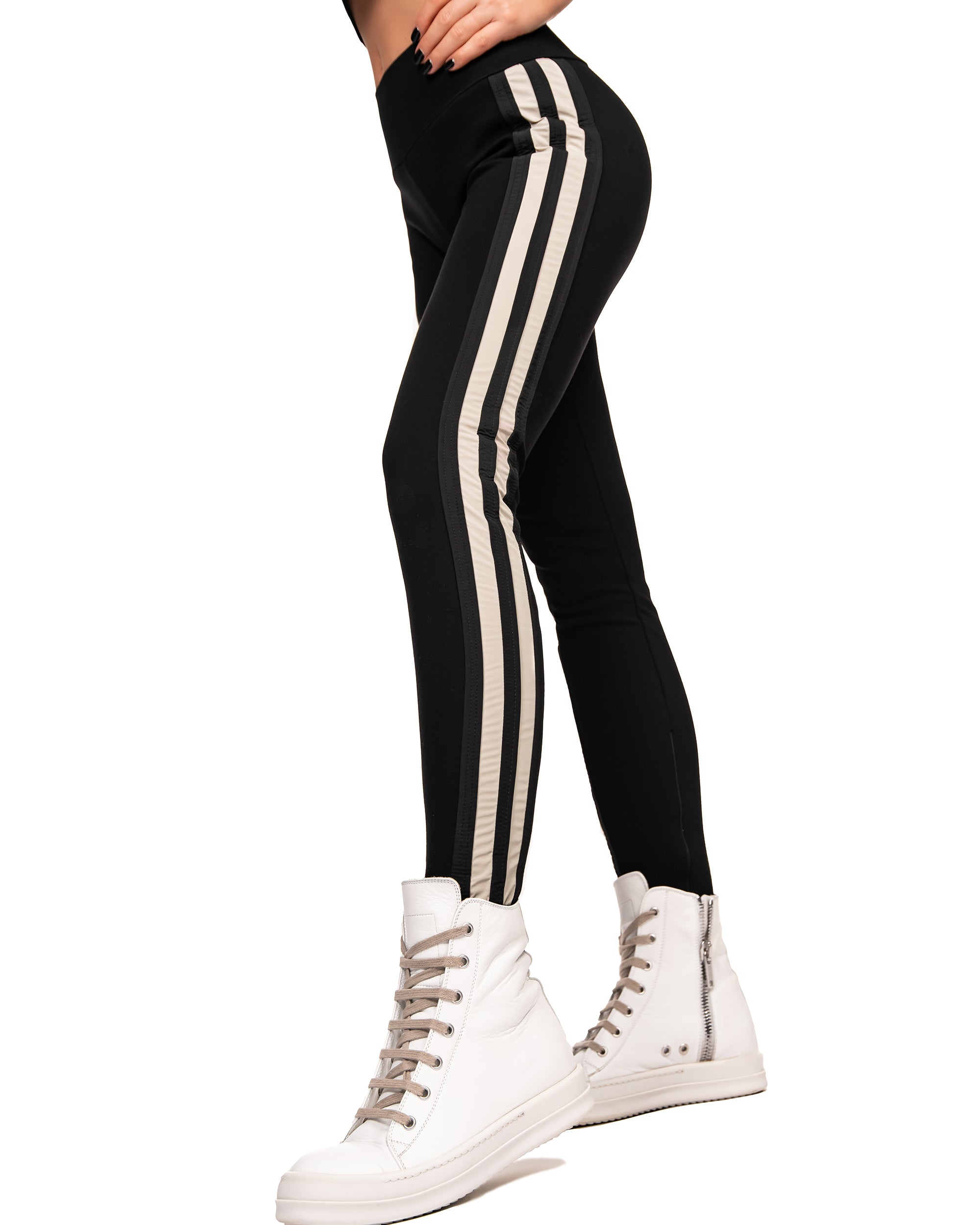 Vertical lines leggings pants - P23034
