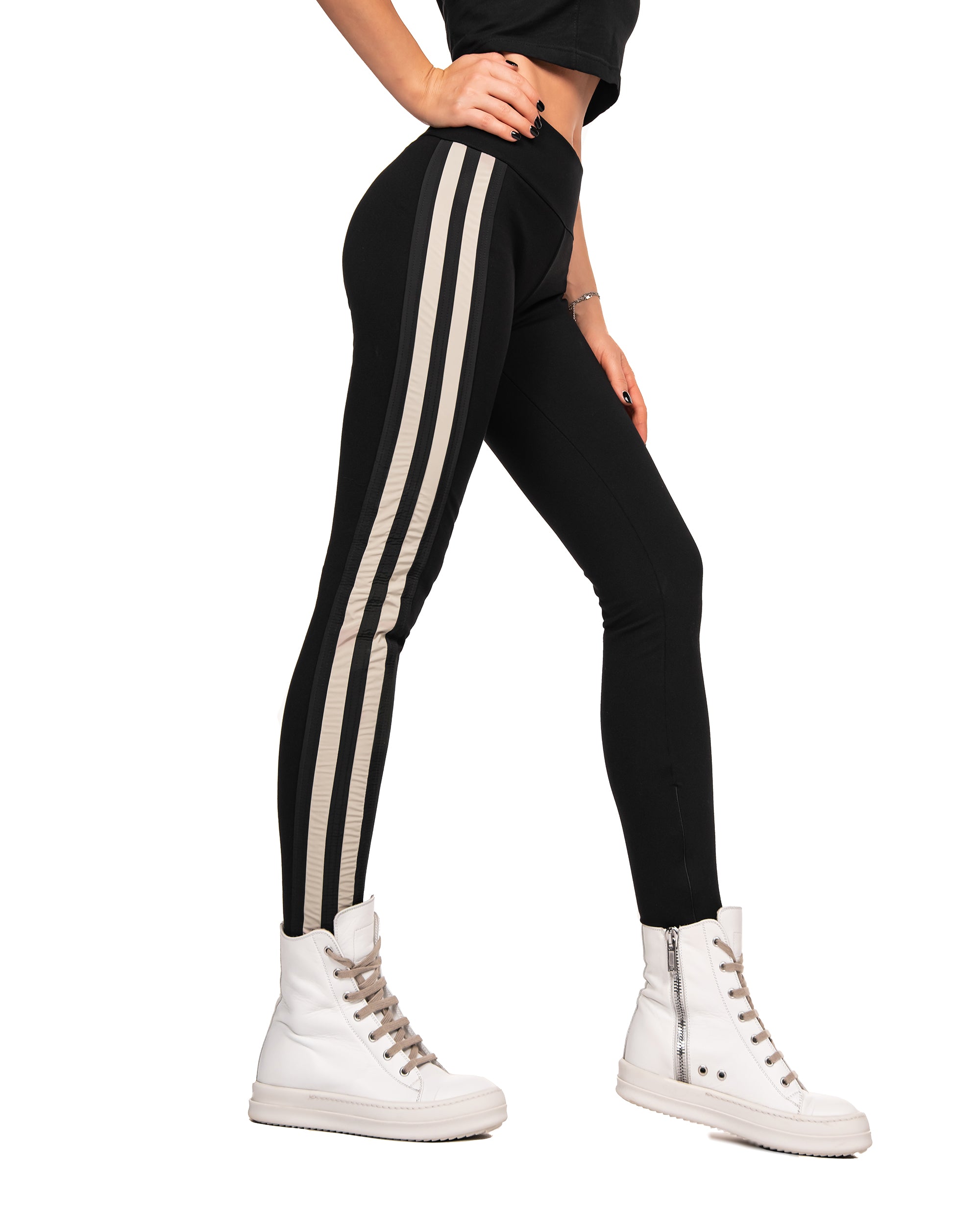 Vertical lines leggings pants - P23034