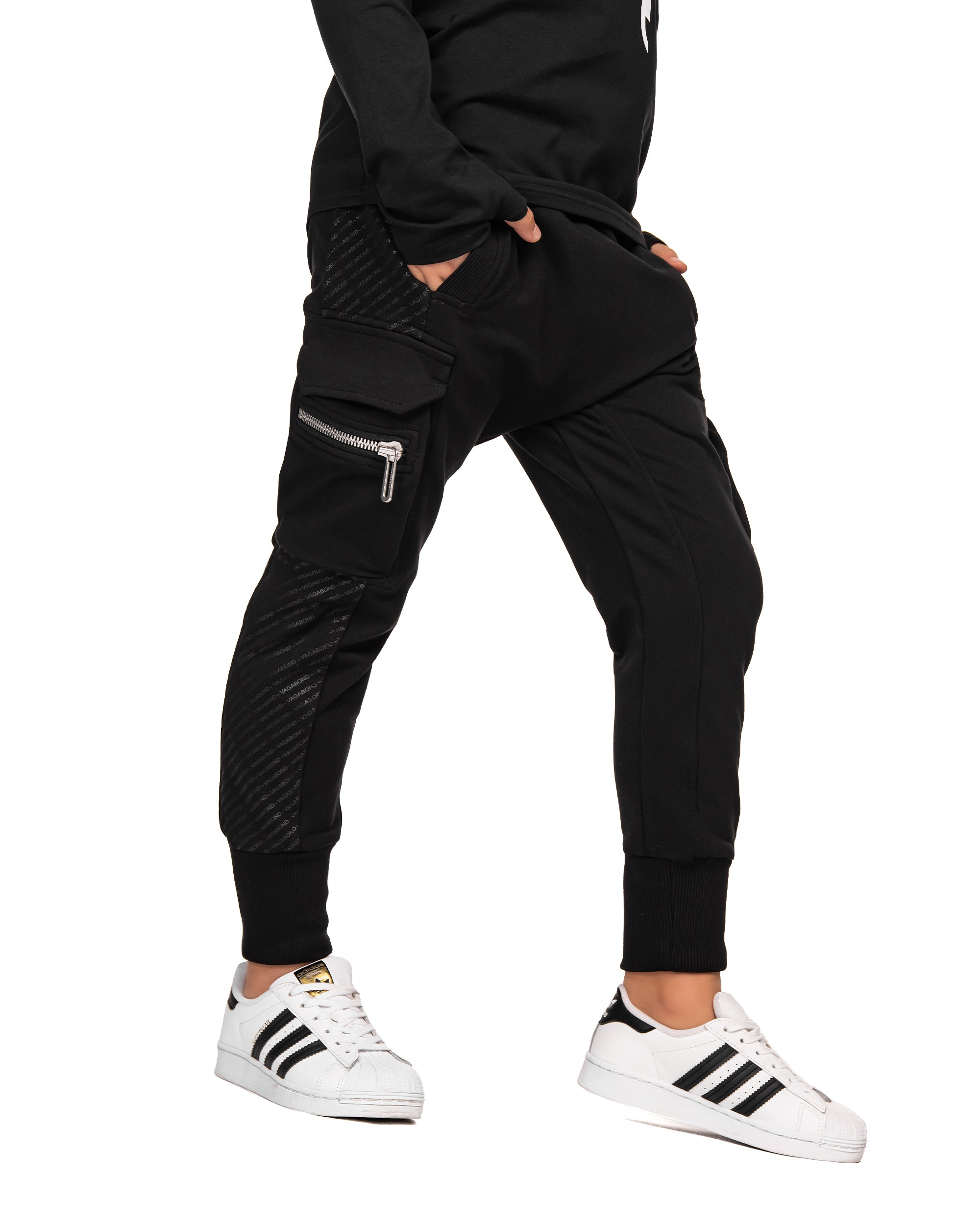 Printed cargo pants - P32958
