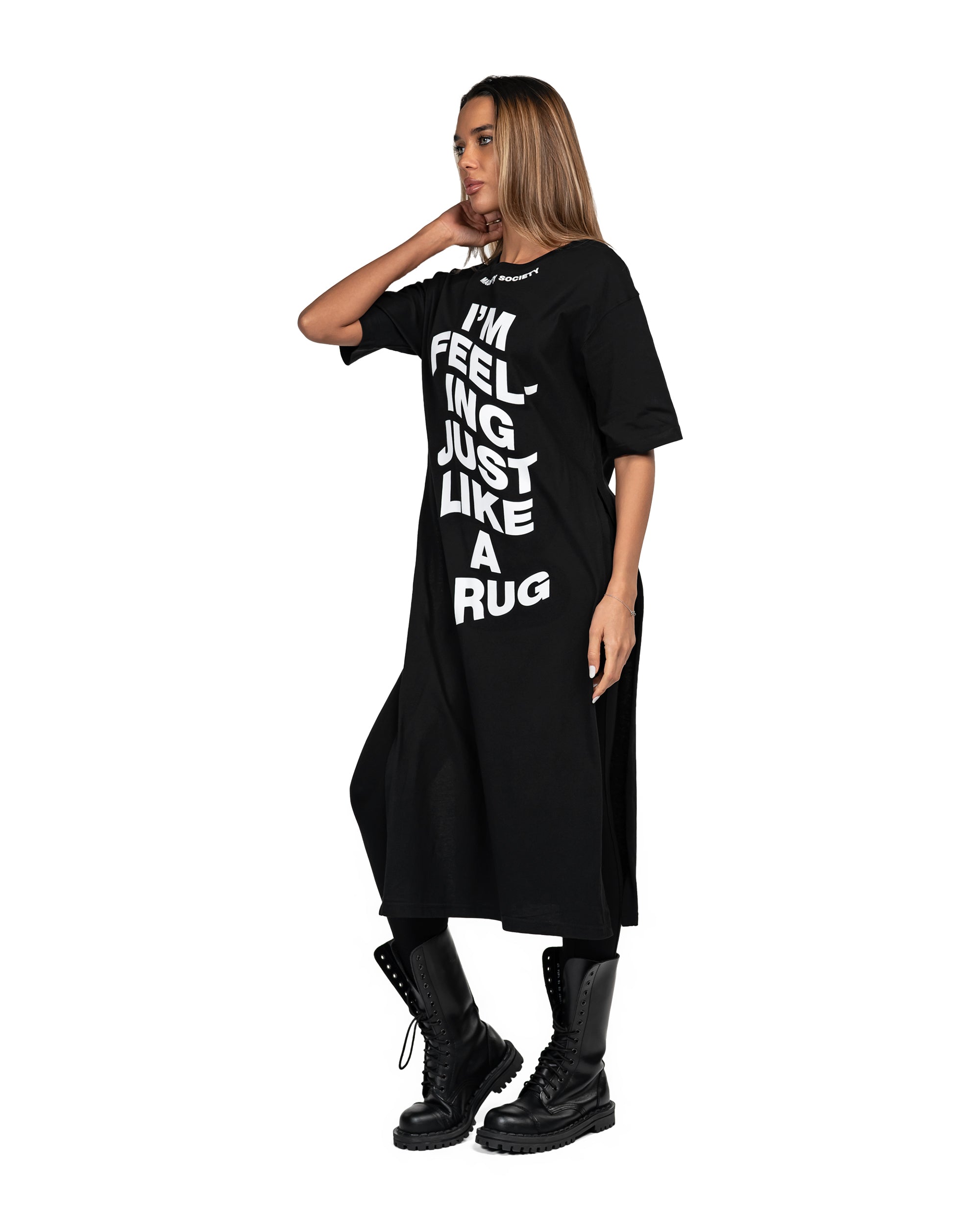 Feeling like a drug t-dress - T24459