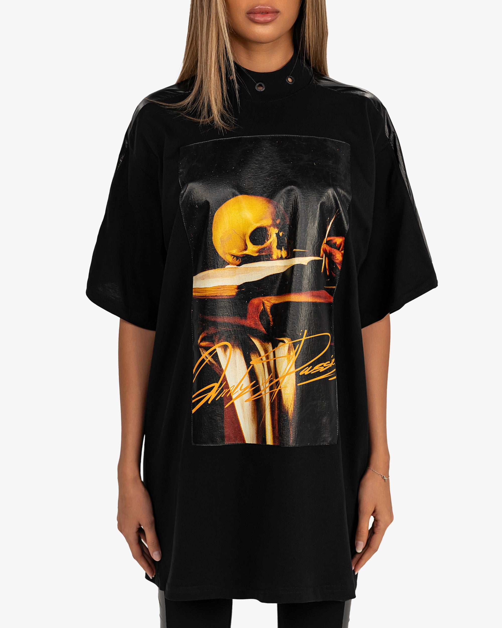 Collar Skull T-Shirt - T25090